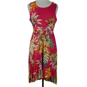 PinkBlush Maternity NWT Pink Tropical Dress Size XL